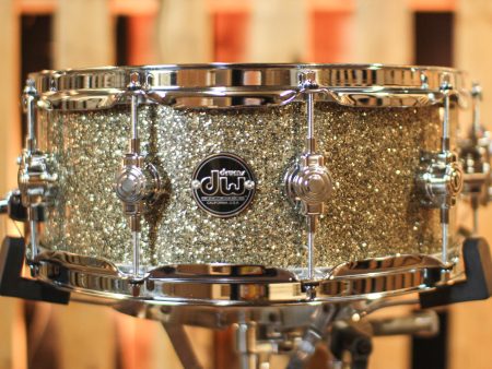 DW Performance Ginger Glitter Glass Snare Drum - 5.5x14 Fashion