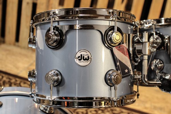 DW Collector s Maple Mahogany Blue Mist Metallic Drum Set - SO#1105550 Online Hot Sale