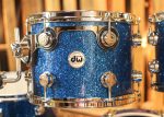 DW Collector s Maple Mahogany Blue Glass Drum Set - 22,10,12,16 - SO#1330546 on Sale