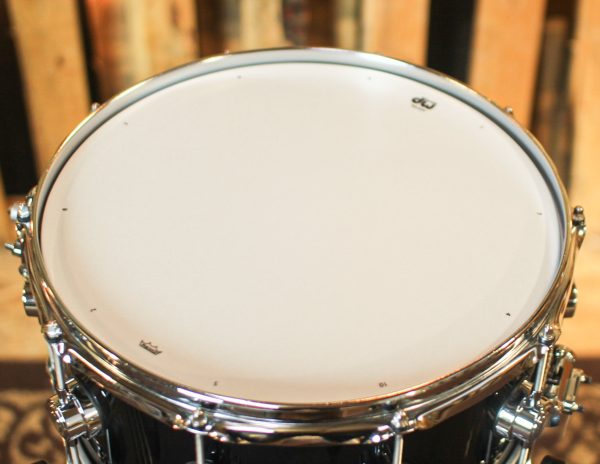 DW 6.5x14 Collector s Maple VLT Gloss Black Snare Drum - SO#1296063 For Sale