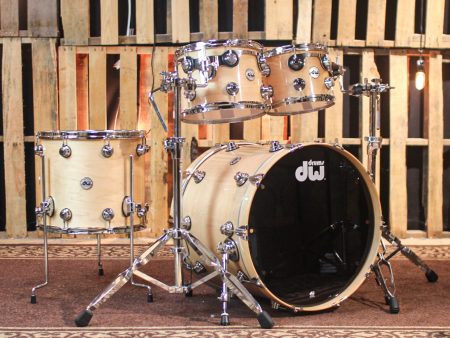 DW Collector s Maple SSC Natural Lacquer Drum Set - 22,10,12,16 - SO#1313033 on Sale