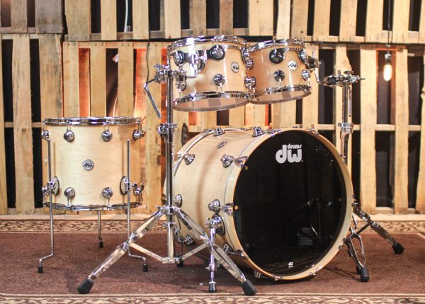 DW Collector s Maple SSC Natural Lacquer Drum Set - 22,10,12,16 - SO#1313033 on Sale