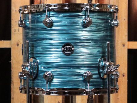 DW Performance Turquoise Oyster Floor Tom - 12x14 Cheap