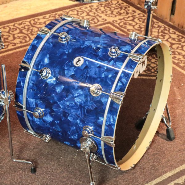 DW Collector s Maple VLT Blue Moonstone Drum Set - 16x22,8x12,14x14 - SO#1058203 on Sale