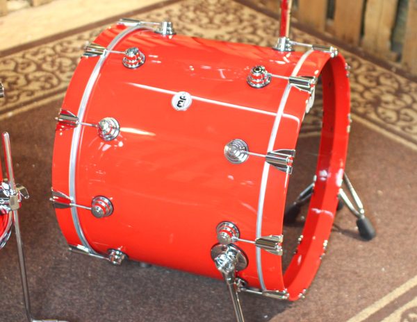 DW Collector s Maple Mahogany Scarlet Red Drum Set - 22,10,12,16 - SO#1288921 For Cheap