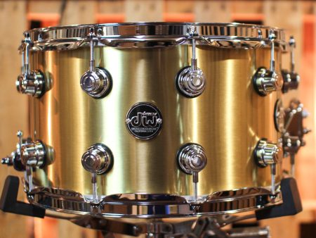 DW 8x14 Performance Brass Snare Drum - DRPM0814SSBP Online Sale