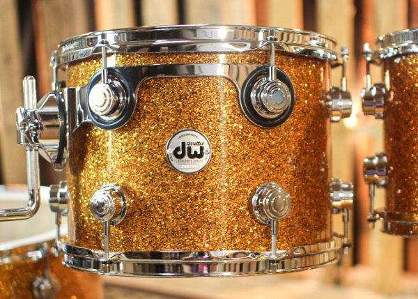 DW Collector s Maple SSC Burnt Orange Glass Drum Set - 22,10,12,16 - SO#1312358 Online