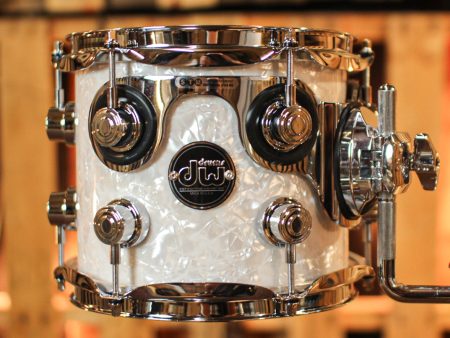 DW Performance White Marine Pearl Rack Tom - 7x8 Online Sale