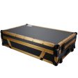 ProX XS-XDJXZWFGLD ATA Flight Case - For Pioneer XDJ-XZ DJ Controller - With 1U Rack Space & Wheels - Gold Black Online Hot Sale