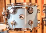 DW Collector s Maple Mahogany Solid Sky Blue Drum Set - 22,10,12,16 - SO#1288922 Cheap