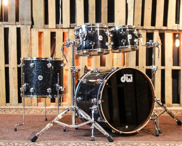 DW Collector s Maple Mahogany Black Ice Drum Set - 22,10,12,16 - SO#1384266 Online Hot Sale