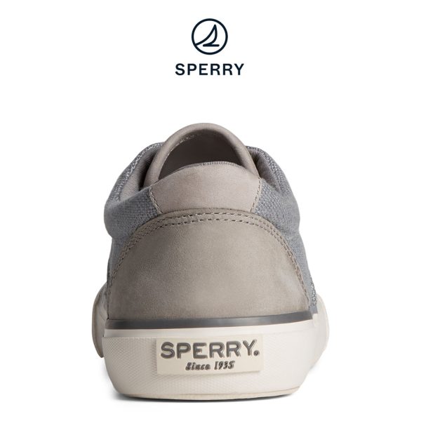 Sperry Men s SeaCycled™ Striper II CVO Baja Sneaker Grey (STS25168) For Cheap