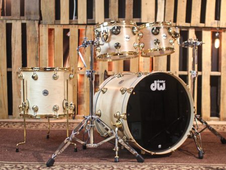 DW Collector s Maple SSC Natural Satin Oil Drum Set - 22,10,12,16 - SO#1313029 Online now