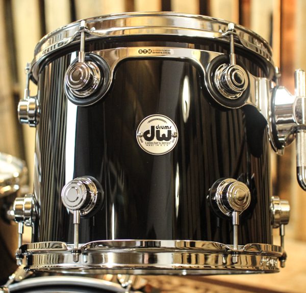 DW Collector s Maple VLT Gloss Black Drum Set - 22,12,16,18 - SO#1167899 Sale