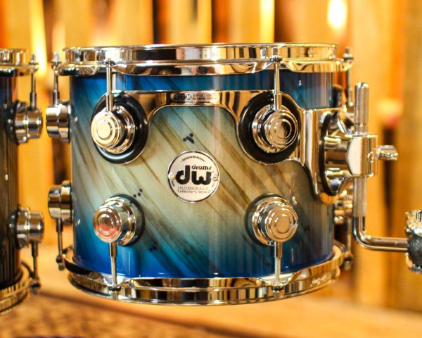 DW Collector s 333 Carl Allen Burst over Twisted Mineral Maple Drum Set - 22,10,12,14,16,14sn - SO#1369834 Online