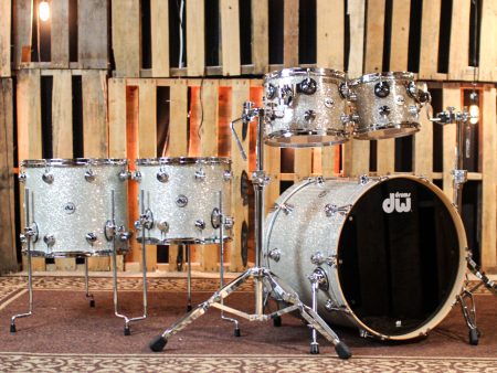 DW Collector s Maple SSC Broken Glass Drum Set - 22,10,12,14,16 - SO#1387162 on Sale