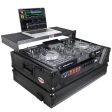 ProX XS-PRIME2LTBL ATA-300 Style Flight Case - For Denon PRIME 2 DJ Controller - With Laptop Shelf 1U Rack Space - Black For Discount