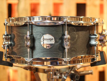 PDP 5.5x14 Concept Maple Black Wax Snare Drum - PDSN5514BWCR For Discount