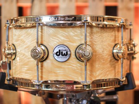 DW 6.5x14 Collector s Standard Maple Angel Pearl Snare Drum - SO#1188869 For Sale