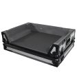 ProX XS-PRIME4WGB ATA-300 Style Flight Case - For Denon PRIME 4 DJ Controller - With 1U Rack Space & Wheels - Black Gray For Sale