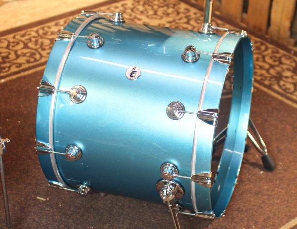 DW Collector s Maple Mahogany Laser Blue Drum Set - 22,10,12,16 - SO#1288915 For Discount