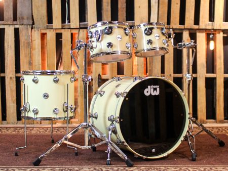 DW Collector s Maple SSC Solid Double Cream Drum Set - 22,10,12,16 - SO#1367490 Online Sale