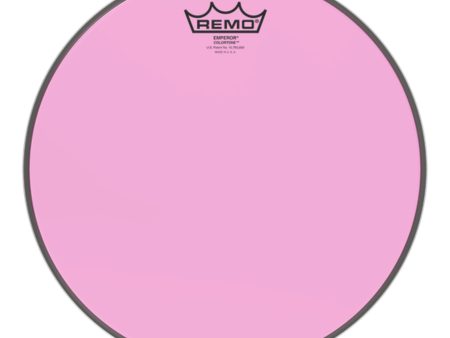 Remo Emperor Colortone 12-Inch Drumhead, Pink For Cheap