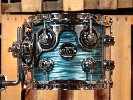 DW Performance Turquoise Oyster Rack Tom - 7x8 Sale