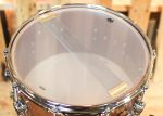 DW 7x14 Collector s Natural Lacquer over Cherry Mahogany Snare Drum - SO#1302282 on Sale