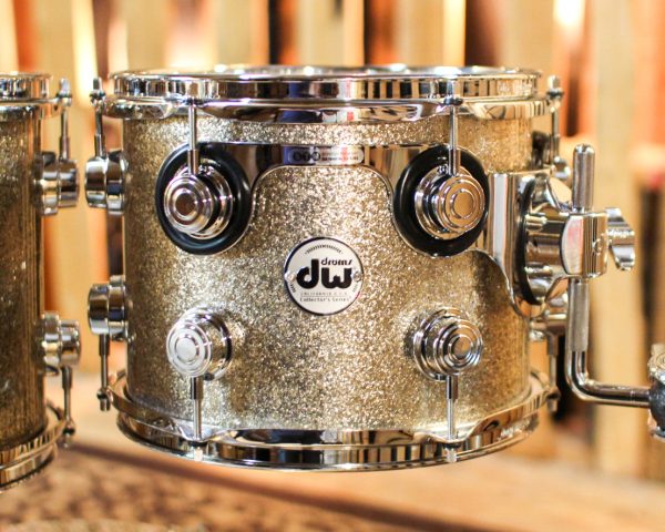 DW Collector s Maple SSC Nickel Sparkle Glass Drum Set - 22,10,12,14,16 - SO#1384268 Sale