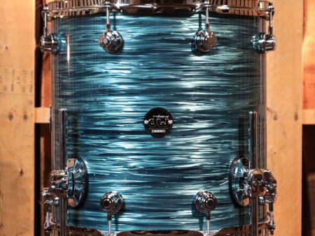 DW Performance Turquoise Oyster Floor Tom - 14x14 Hot on Sale