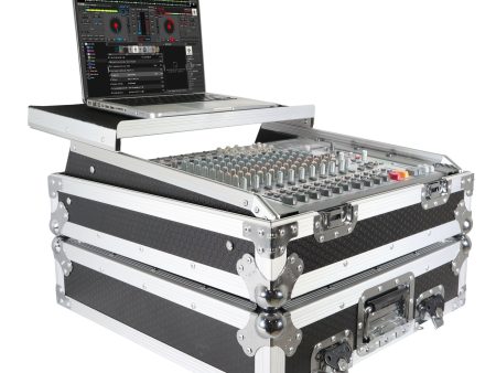 ProX XS-19MIXLT 10U Top Mount DJ Mixer Case - 19  Slanted Sale