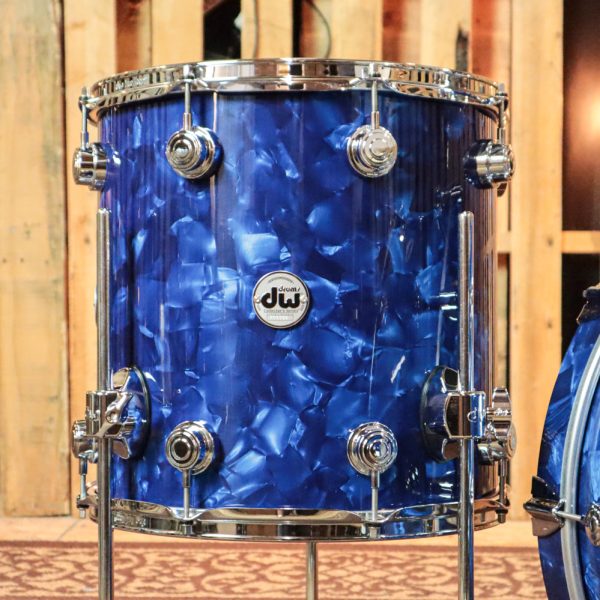 DW Collector s Maple VLT Blue Moonstone Drum Set - 16x22,8x12,14x14 - SO#1058203 on Sale