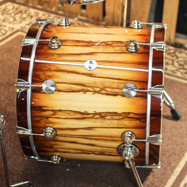 DW Collector s Cherry Purplecore Burnt Toast Burst over Chechen Drum Set - 22,12,14,16 - SO#1349104 Supply