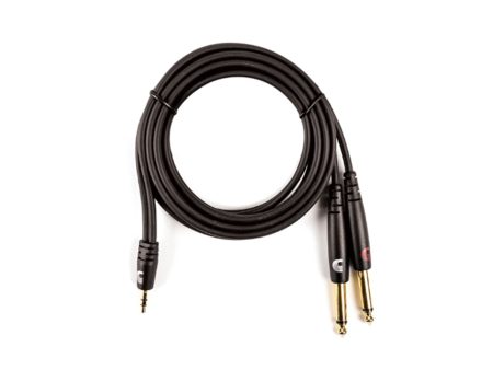 D Addario Custom Series 1 8” to Dual 1 4” Audio Cables Online Sale