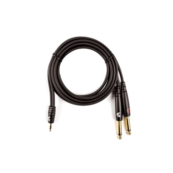 D Addario Custom Series 1 8” to Dual 1 4” Audio Cables Online Sale