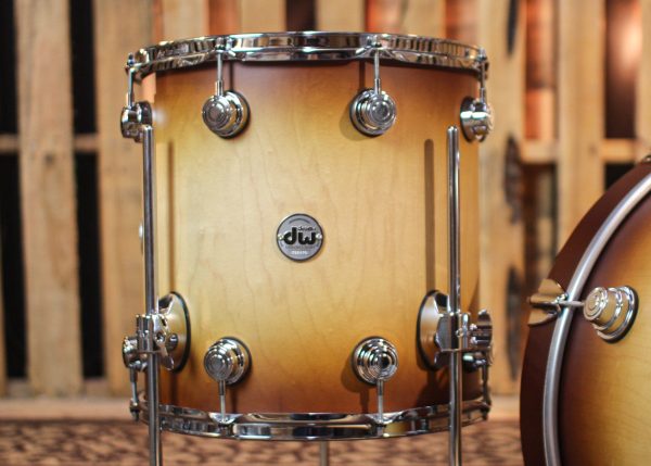 DW Collector s 333 Satin Burnt Toast Burst Drum Set - 20,12,14 - SO#1313133 Sale