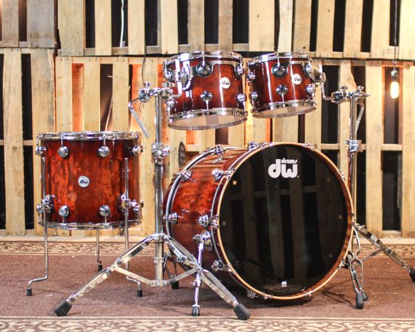 DW Collector s 333 Candy Apple Burst over Sapele Drum Set - 22,10,12,16 - SO#1354813 Online Hot Sale