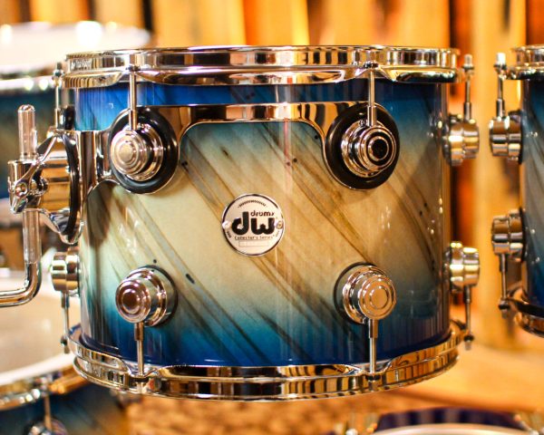 DW Collector s 333 Carl Allen Burst over Twisted Mineral Maple Drum Set - 22,10,12,14,16,14sn - SO#1369834 Online