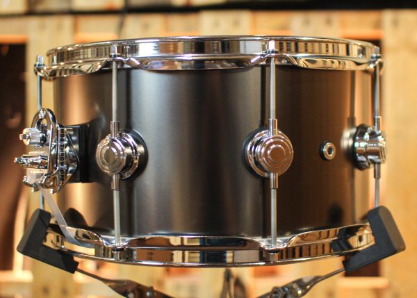 DW 7x13 Collector s Satin Black over Brass Snare Drum - DRVD0713SVCBK Supply