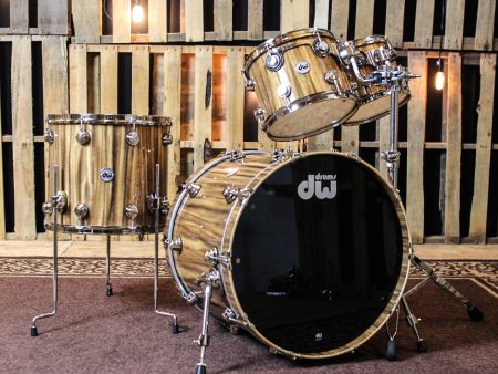 DW Collector s  333  Natural Lacquer Over Monkey Pod - 22,10,12,16 - SO#1160832 Cheap