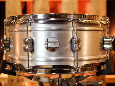 PDP 6.5x14 Concept Dual-beaded Brushed Aluminum Snare Drum - PDSN6514NBAC Sale