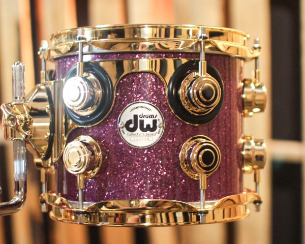 DW Collector s Purpleheart Purple Glass Drum Set - 22,8,10,12,14,16,14sn - SO#1354919 Online Sale