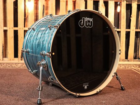 DW Performance Turquoise Oyster Bass Drum - 18x24 Sale