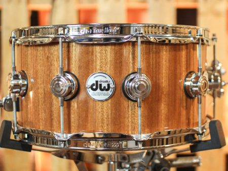 DW 6.5x14 Collector s Cherry Mahogany Natural Lacquer Snare Drum - SO#1352261 Online Sale