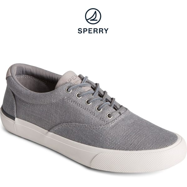 Sperry Men s SeaCycled™ Striper II CVO Baja Sneaker Grey (STS25168) For Cheap