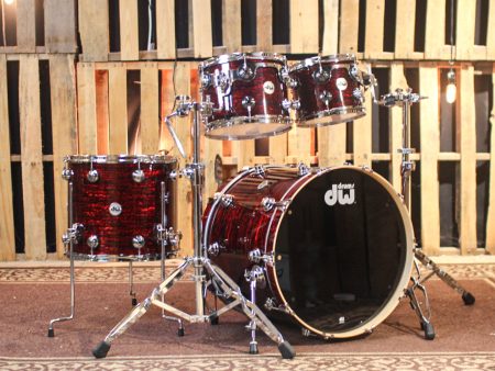 DW Collector s Maple SSC Red Silk Onyx Drum Set - 22,10,12,16 - SO#1326806 For Discount