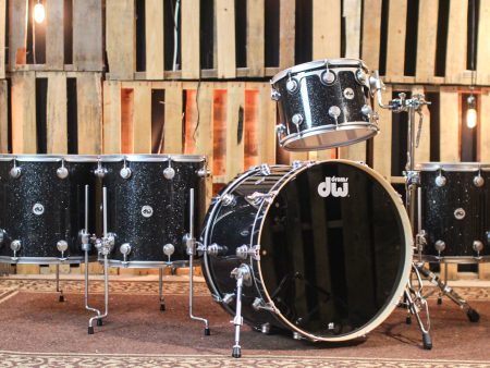 DW Collector s Maple SSC Black Ice Drum Set - 24,14,15,16,18 - SO#1345032 Hot on Sale