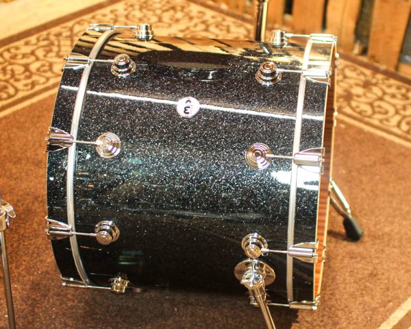 DW Collector s Maple Mahogany Black Ice Drum Set - 22,10,12,16 - SO#1384266 Online Hot Sale