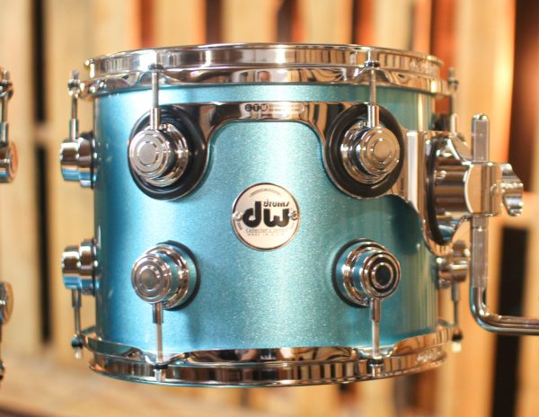 DW Collector s Maple Mahogany Laser Blue Drum Set - 22,10,12,16 - SO#1288915 For Discount